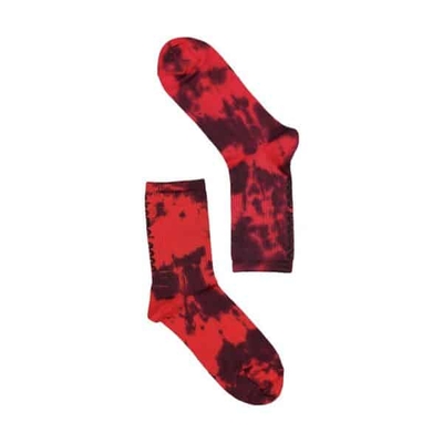 جوراب نیم ساق اسپرت ایسی کلاب مدل ابری ۸۰۰ قرمز مشکی