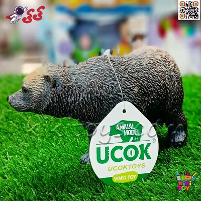 فیگور خرس قهوه ای و باغ وحش ANIMAL MODEL 006 – جنس نرم، طراحی واقعی، مناسب بازی و کلکسیون