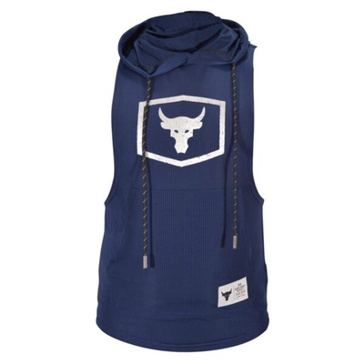 رکابی کلاهدار ورزشی مردانه آندر آرمور مدل Iron-254 سرمه ای