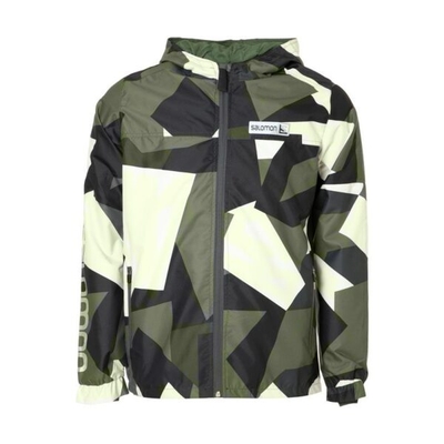 سویشرت گورتکس اسپرت سالومون مدل RU-S998 طرح cw طوسی