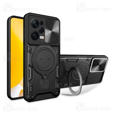 قاب ضد ضربه مگنتی Xiaomi Poco X5 Pro / Redmi Note 12 Pro Magnetic Support Case دارای محافظ دوربین