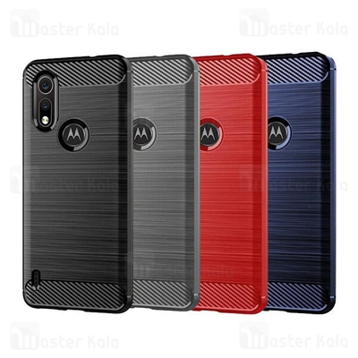 قاب محافظ ژله ای موتورولا Motorola P40 Play Rugged Armor Fiber Carbon