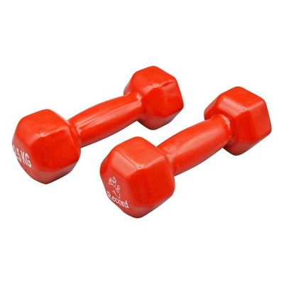 دمبل بدنسازی رکورد مدل Strong روکش دار وزن ۲.۵ کیلو گرم بسته دو عددی