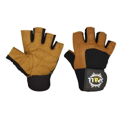 دستکش بدنسازی SPALL Power قهوه ای