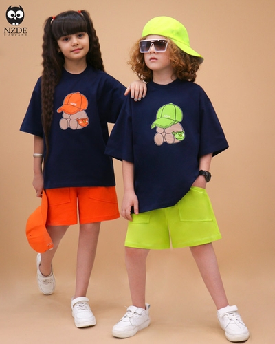 تیشرت شلوارک بگ استایل NZDE Cappy Bear