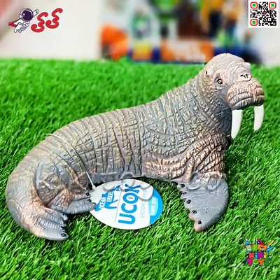 فیگور گراز دریایی اسباب بازی سیلیکونی نرم Walrus