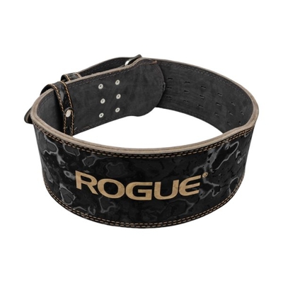 کمربند سوپر پاورلیفتینگ و بدنسازی روگ عرض سگک ۱۰cm مدل ELM- 403E1100 مشکی سگکی