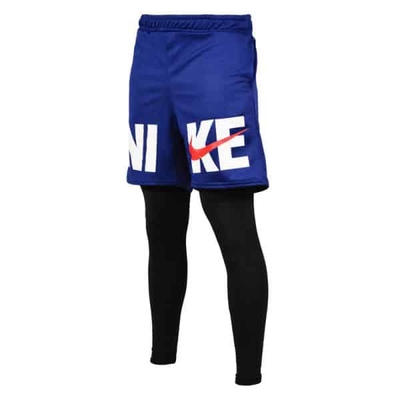 شلوارک و لگ سرهمی مردانه نایک مدل PY-1H335 سرمه ای