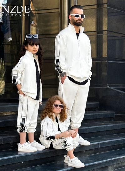 ست خانوادگی سویشرت شلوار جاگر غواصی adidas NZDE