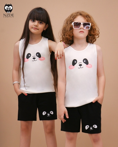 تاپ شلوارک پاندا بامزه NZDE