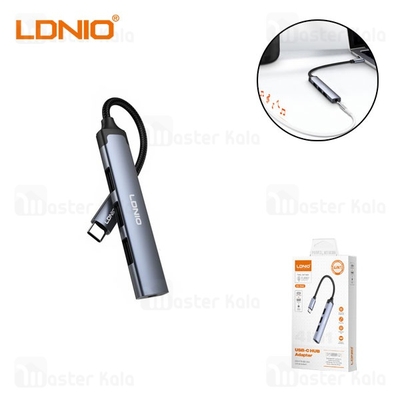 هاب 4 پورت تایپ سی الدینیو LDNIO DS-104C