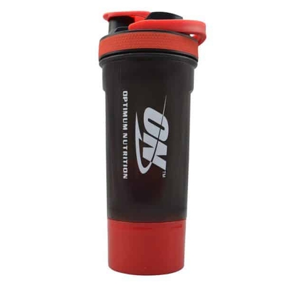 شیکر دوتیکه بدنسازی اوپتیموم نوتریشن مدل دودی Genach ظرفیت ۰.۶۵ لیتر