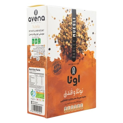 موسلی اونا سری K طعم نوتلا و فندق ۲۵۰ گرمی