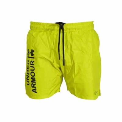 ‫‫‫شلوارک ورزشی مردانه آندر آرمور مدل PB-SH24 زرد