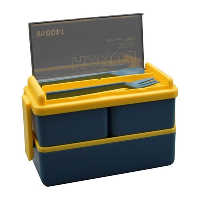 ظرف غذا دو طبقه لانچ باکس مدل ۳Box- TriFeast ظرفیت ۱.۴ لیتر