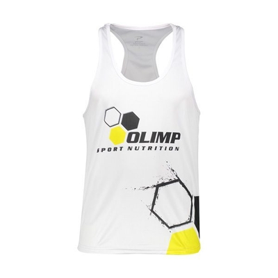 رکابی بدنسازی مردانه الیمپ OLIMP NUTRITION سفید