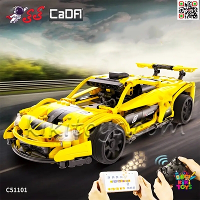 لگو تکنیک ماشین مزدا مسابقه‌ای برند کادا مدل Assassin کد C51101W – سوپر اسپرت کنترلی با ریموت و اپلیکیشن موبایل