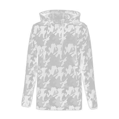 هودی ورزشی مردانه نایک مدل PB-Z1410 چریکی طوسی روشن