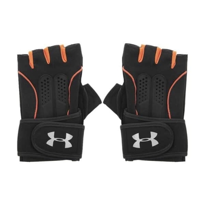 دستکش بدنسازی مردانه آندر آرمور مدل Clutch-Fit 38965 نارنجی