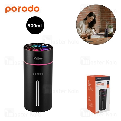 خوشبو کننده و رطوبت ساز پرودو Porodo Portable Air Diffuser PD-LFST031 ظرفیت 300 میلی لیتر