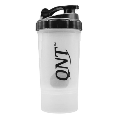 شیکر ورزشی دو تیکه کیو ان تی مدل شفاف Milan ظرفیت ۰.۶ لیتر