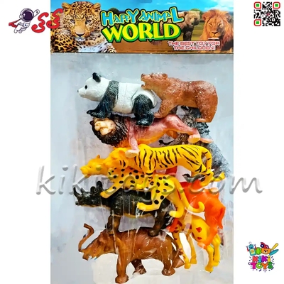 فیگور حیوانات باغوحش ست ۱۰ عددی مدل Q201 – اسباببازی آموزشی، سرگرمی و کلکسیونی با جزئیات واقعی