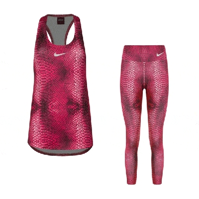 پکیج ست تاپ و لگ ورزشی زنانه نایک مدل  G package-3050 صورتی