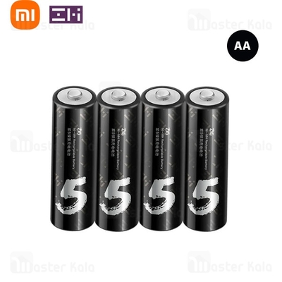 پک 4 عددی باتری قلمی شارژی شیائومی Xiaomi ZMI ZI5 AA AA512 Rechargeable Battery