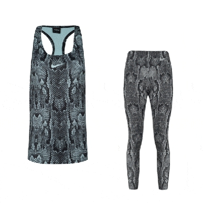 پکیج ست تاپ و لگ ورزشی زنانه نایک مدل  G package-3040 پوست ماری