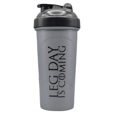 شیکر بدنسازی یک تیکه مدل Leg Day ظرفیت ۰.۷ لیتر
