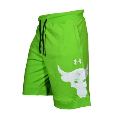 شلوارک ورزشی مردانه آندر آرمور مدل PY-GALAXY سبز فسفری