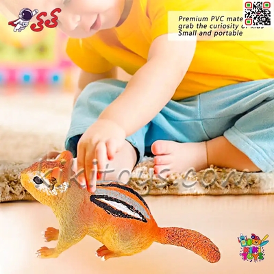 فیگور حیوانات ماکت سنجاب اسباب بازی Squirrel figure 690