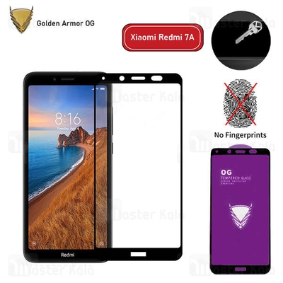 محافظ صفحه شیشه ای تمام صفحه تمام چسب OG شیائومی Xiaomi Redmi 7A OG 2.5D Glass