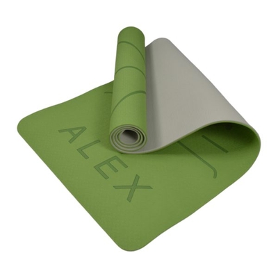 مت یوگا و پیلاتس فاکسی الکس مدل Flagstone ضخامت ۸ میلی متر کاور دار