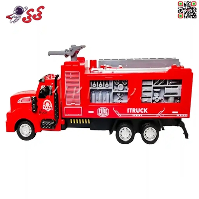 اسباب بازی کامیون فلزی آتشنشانی Metal fire truck 4566