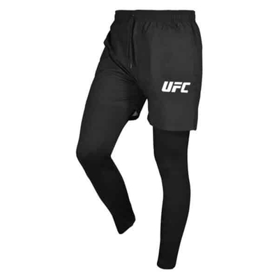 لگ و شلوارک سرهمی مردانه ریباک مدل HS-UFC مشکی