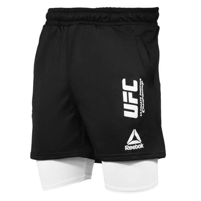 شلوارک کشاله دار ورزشی مردانه ریباک مدل Py-UFC 1411 سفید