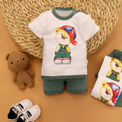 سیسمونی تیکه باز نوزادی خرس و کلاه IL