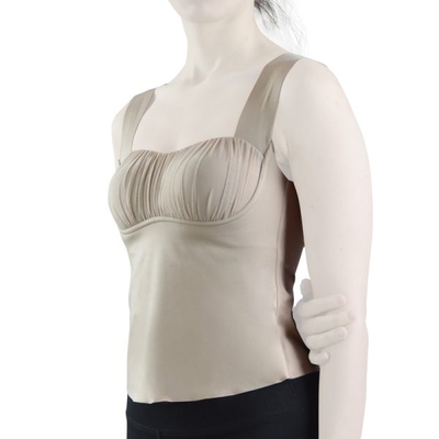 تاپ کاپ‌دار ورزشی زنانه مدل ۶۰۳۰ کرم