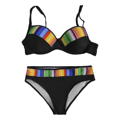 ست بیکینی زنانه مدل ۴B0213 چندرنگ