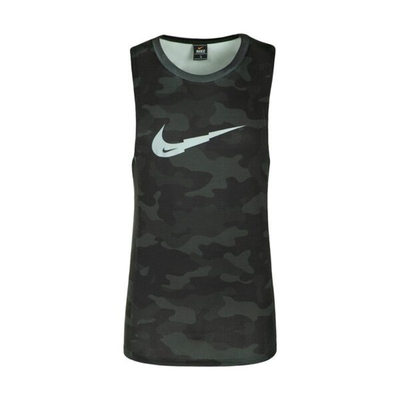 رکابی ورزشی مردانه نایکی مدل MuB-140 چریکی یشمی تیره