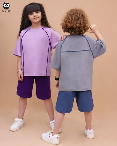 تیشرت شلوارک مغزی دوزی Line Up NZDE