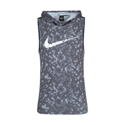 رکابی کلاه دار ورزشی مردانه نایک مدل MUB-JDI 131 چریکی طوسی تیره