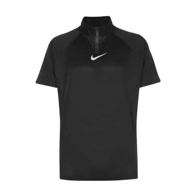 تیشرت ورزشی نیم زیپ مردانه نایک مدل mub-3912 مشکی