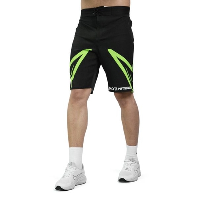 شلوارک فیزیک بدنسازی مردانه موتی مدل MTP-3F0887 مشکی سبز