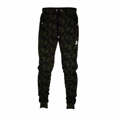 شلوار ورزشی مردانه مدل NM-Under Armor چریکی یشمی