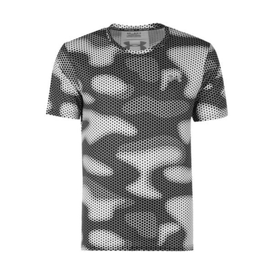 تیشرت ورزشی مردانه آندر آرمور مدل HeatGear-3940 چریکی سفید