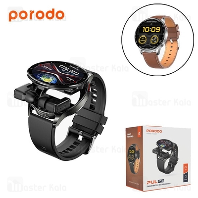 ساعت هوشمند و هندزفری بلوتوث پرودو Porodo Pulse Smartwatch With Earbuds