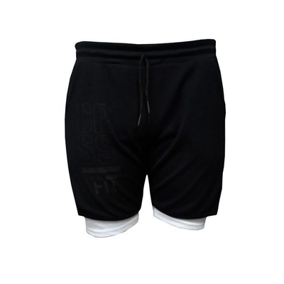 شلوارک کشاله دار ورزشی مردانه ریباک HS-CF مشکی