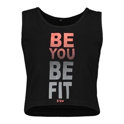 نیم تنه ورزشی زنانه مدل BE YOU مشکی